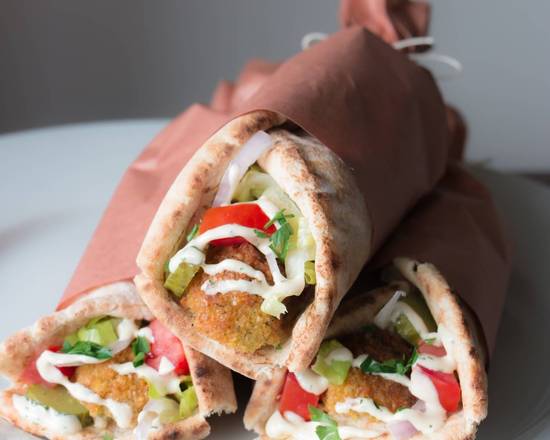 Homemade Falafel Wrap