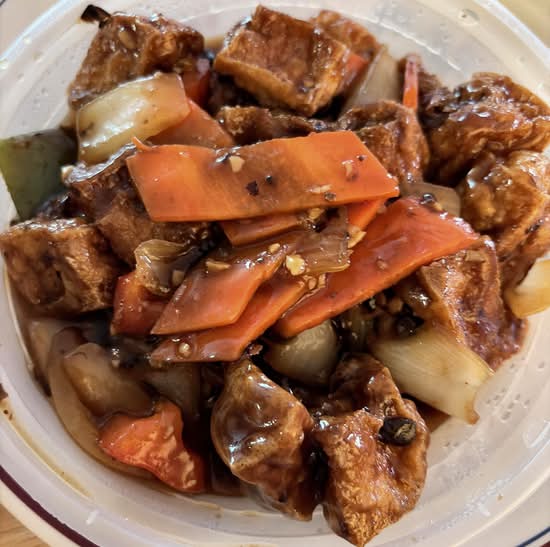 Tofu  with  black  bean sauce