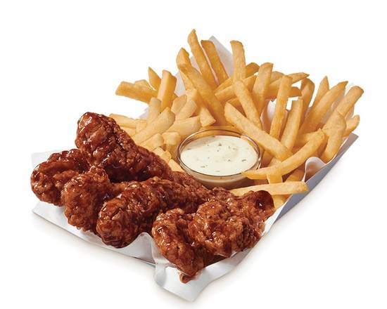 Honey BBQ Glazed Sauced & Tossed Chicken Strip Basket