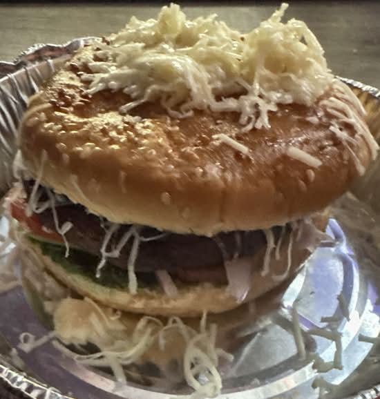 Vegetable Cheese Burger