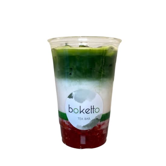 STRAWBERRY MATCHA LATTE 16OZ