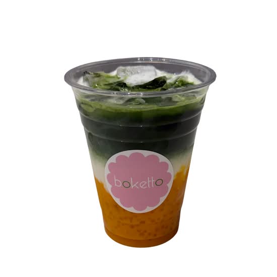 MANGO STICKY RICE MATCHA LATTE 16OZ