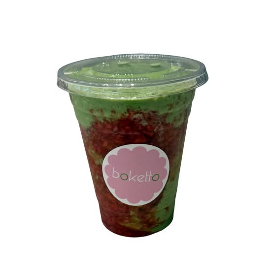 Matcha Strawberry Frappe 16oz
