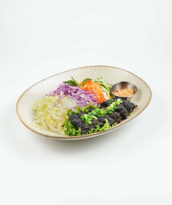V6. Betel Leaf Wrapped Ribeye Vermicelli