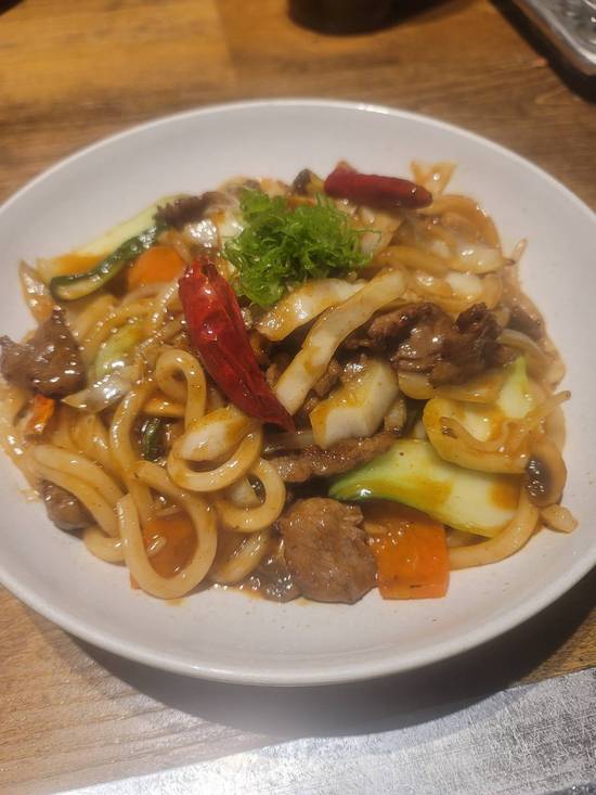 Spicy Beef Yaki Udon