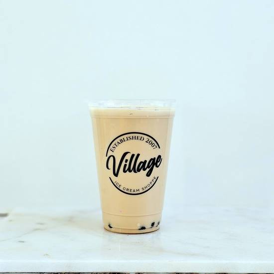 Strawberry Milk Tea W/ Vanilla Ice Cream