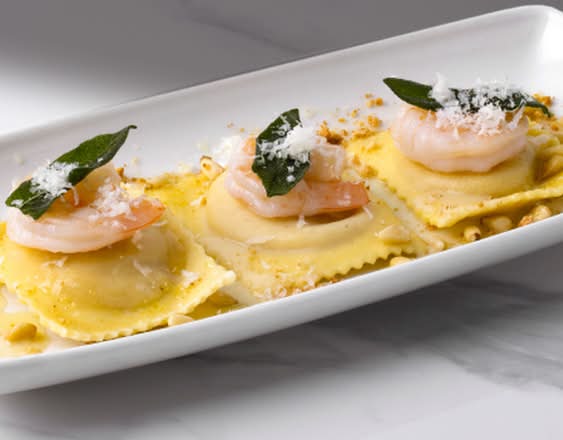 RAVIOLI & PRAWN TRIO