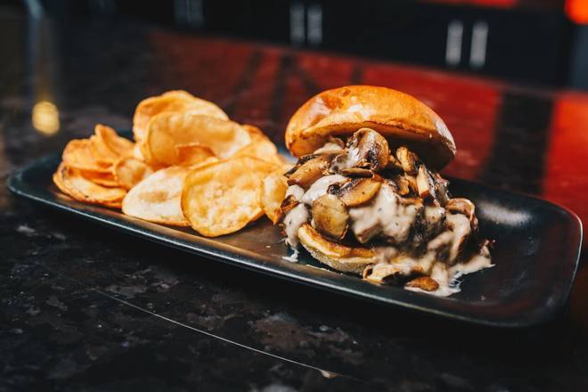 Mushroom N Swiss Burger