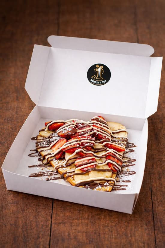 Nutella strawberry & banana crepe