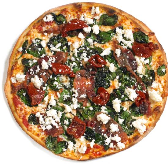 Spinach Bacon Goat Cheese - 10" Small (6 Slices)