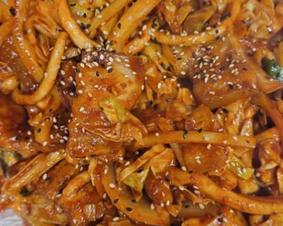 Spicy Squid & Pork Belly Bulgogi (오삼불고기)