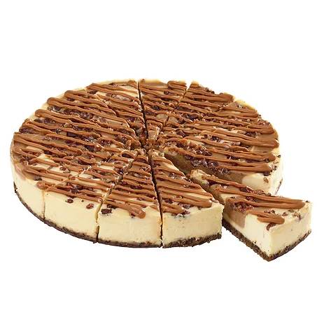 Caramel Pecan Cheesecake Slice