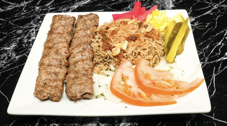 Beef Kabab Plate