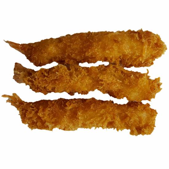 Crevettes Tempura (3 mcx) ║ Shrimp Tempura (3 pcs)