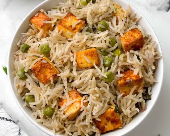 Paneer & Peas Pulao
