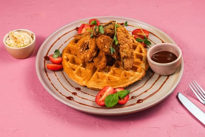 Vegan Chicken & Waffle