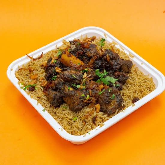 Mutton Ghee Roast Mandi - Regular