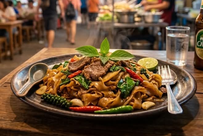 Drunken Noodle (Pad Kee Mao)