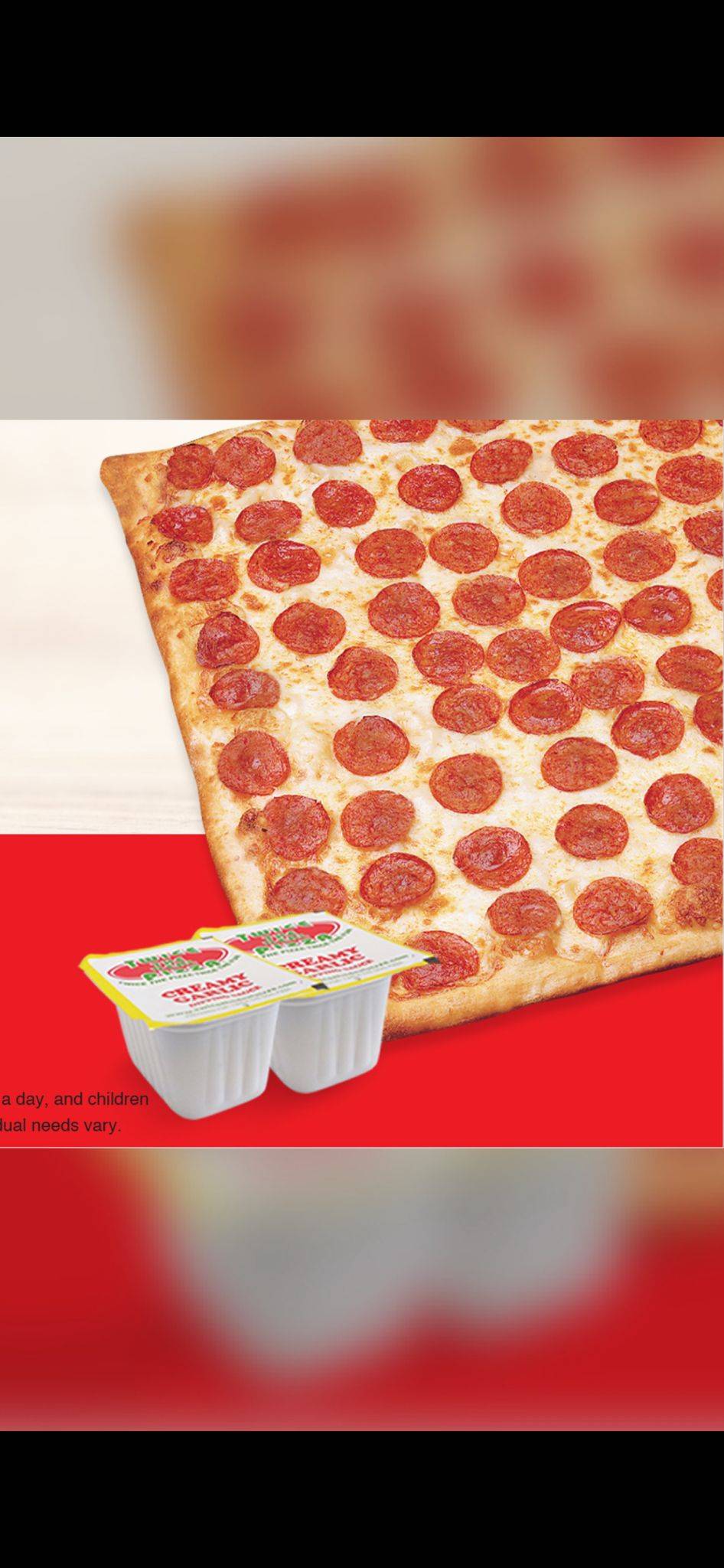 Party Tray (square pizza)