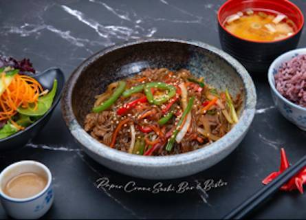 Japchae (Korean Glass Noodles)