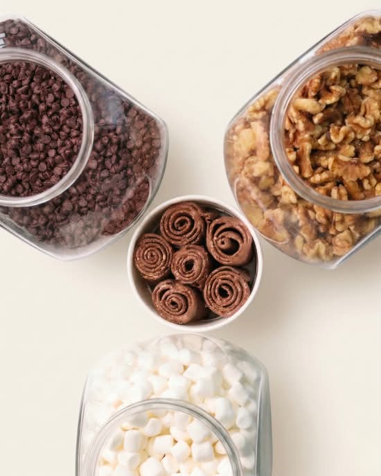Rocky Road rolled icecream