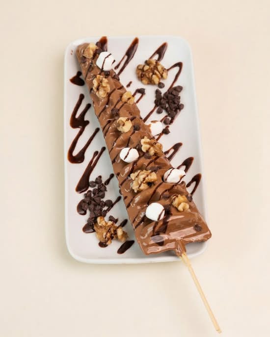 Banana Chocolate-Chip Waffle Stix