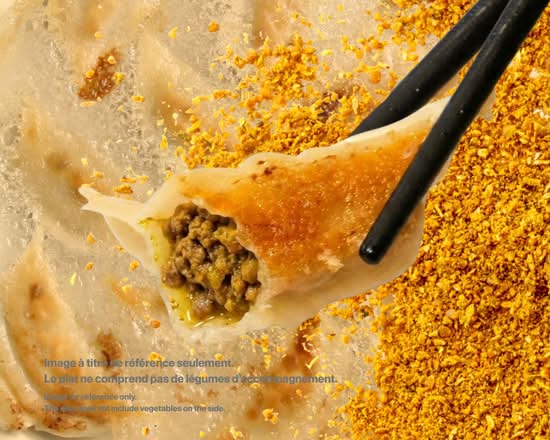 25.Beef & Curry Dumpling / 25. Boeuf & Cari Gyoza