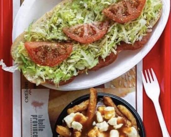 trio sous marin special en poutine