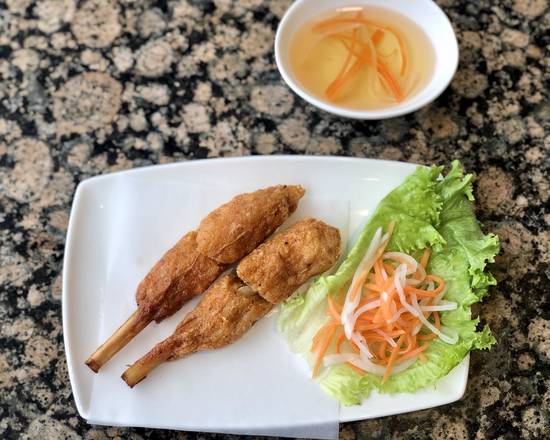 Minced Shrimp on Sugar Cane (Chao Tom)