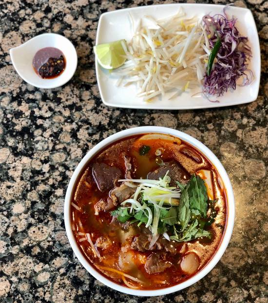 Hue Style Spicy Beef Noodle Soup (Bun Bo Hue)