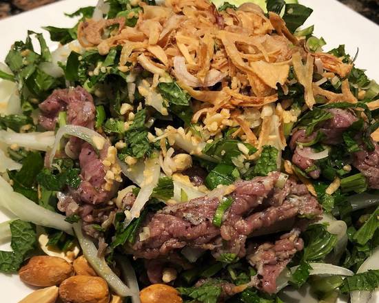 B's Special Rare Beef with Lime Salad (Bo Tai Chanh)