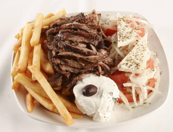 Assiette de gyro à l'ancienne / Old-fashioned Gyro Plate
