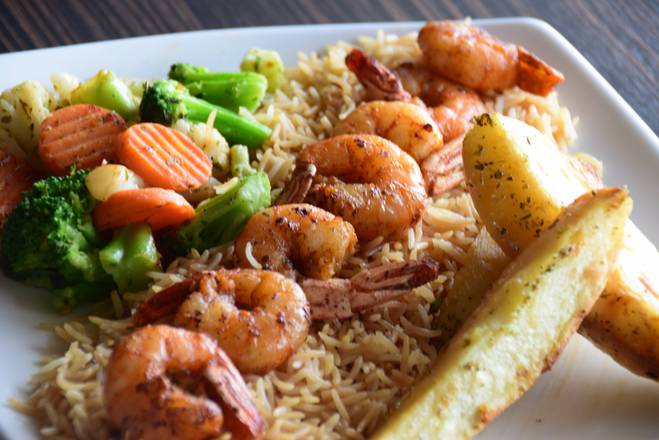 Shrimp Souvlaki