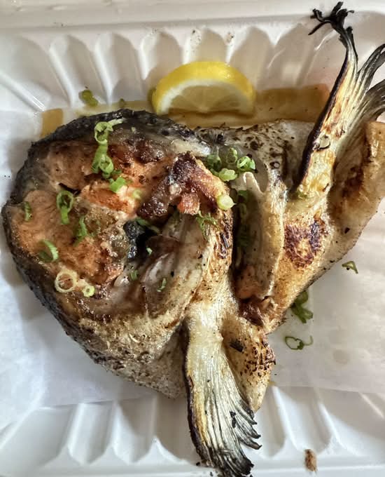 Grilled Salmon Kama