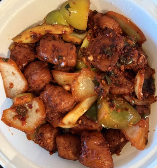 Plant-Based Szechuan Chicken