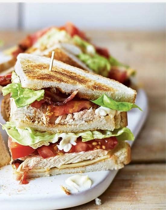 7 West Chicken Club on Texas Toast