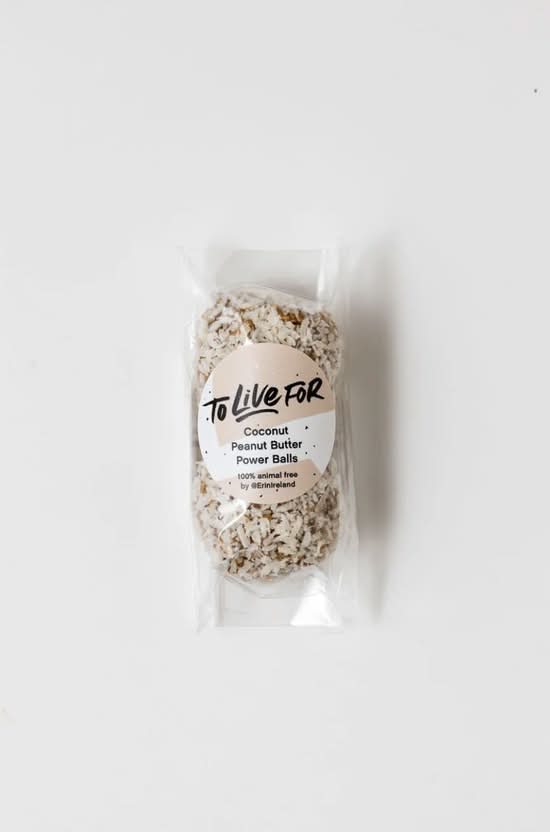 Coconut Peanut Butter Power Balls (To Live For Bakery)(v)