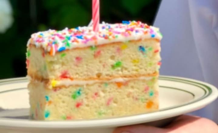 Celebration Cake Slice