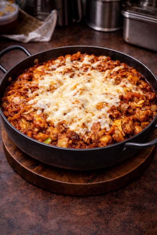 Dak Galbi with Cheese