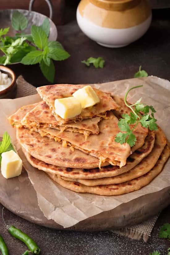 Aloo Parantha Plate (2 Parantha)