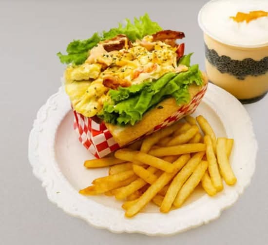 Tamagoyaki Sandwich Combo