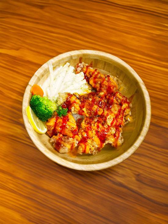 Spicy Chicken Karaage Donburi