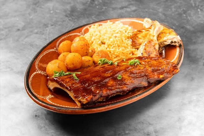 Chicken & Baby Back Rib Combo