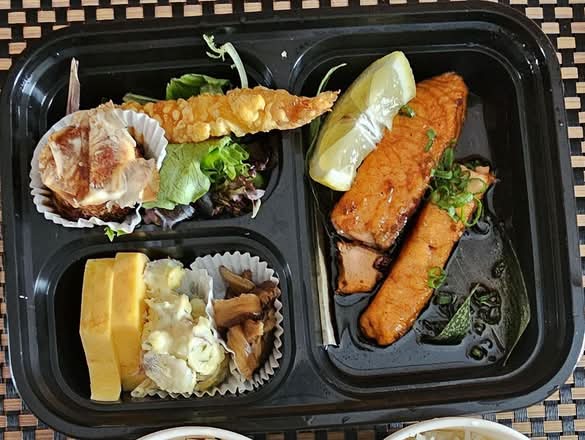 Salmon Shioyaki with Teriyaki Sauce