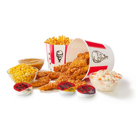 14 Piece Original Recipe Tenders Bucket and 4 Large Sides