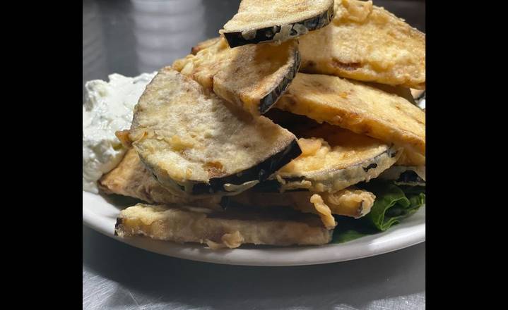 Aubergines frites / Fried Eggplant