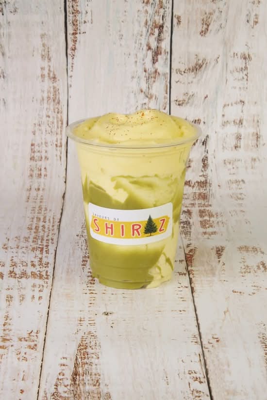 Frappé à la pistache/ Pistachio shake