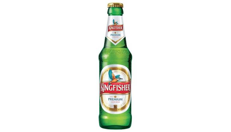 Kingfsiher Premium Lager, 11.2 fl oz Glass Bottles, 5%25 ABV,  Beer