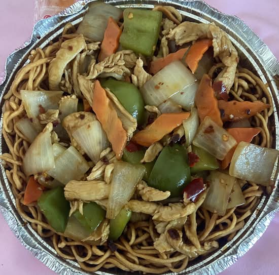 Sichuan Chicken Chow Mein