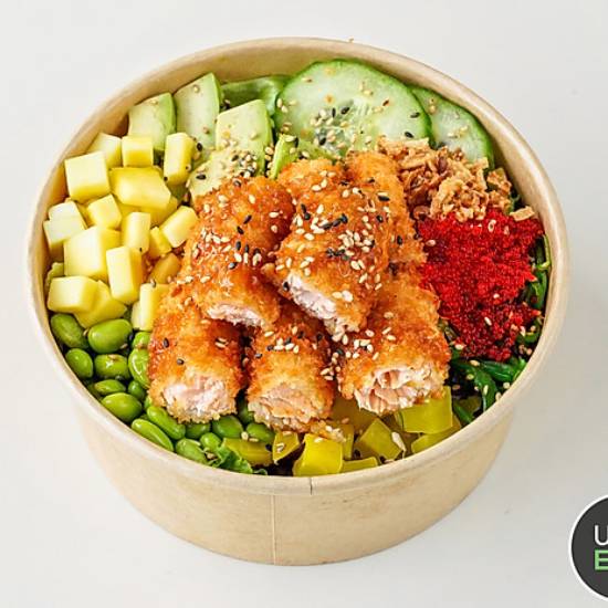 Poke saumon katsu